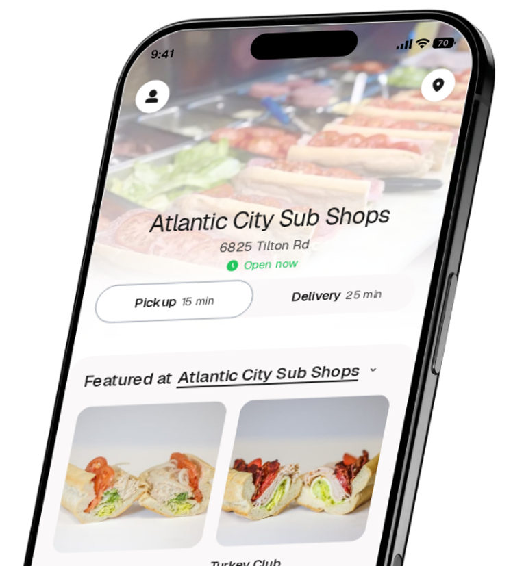 Atlantic City Sub Shops app preview